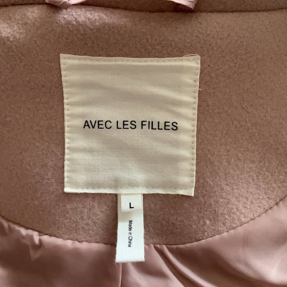 AVEC LES FILLES  Oversized Shaket / Jacket - Blush Color - Picture 10 of 11